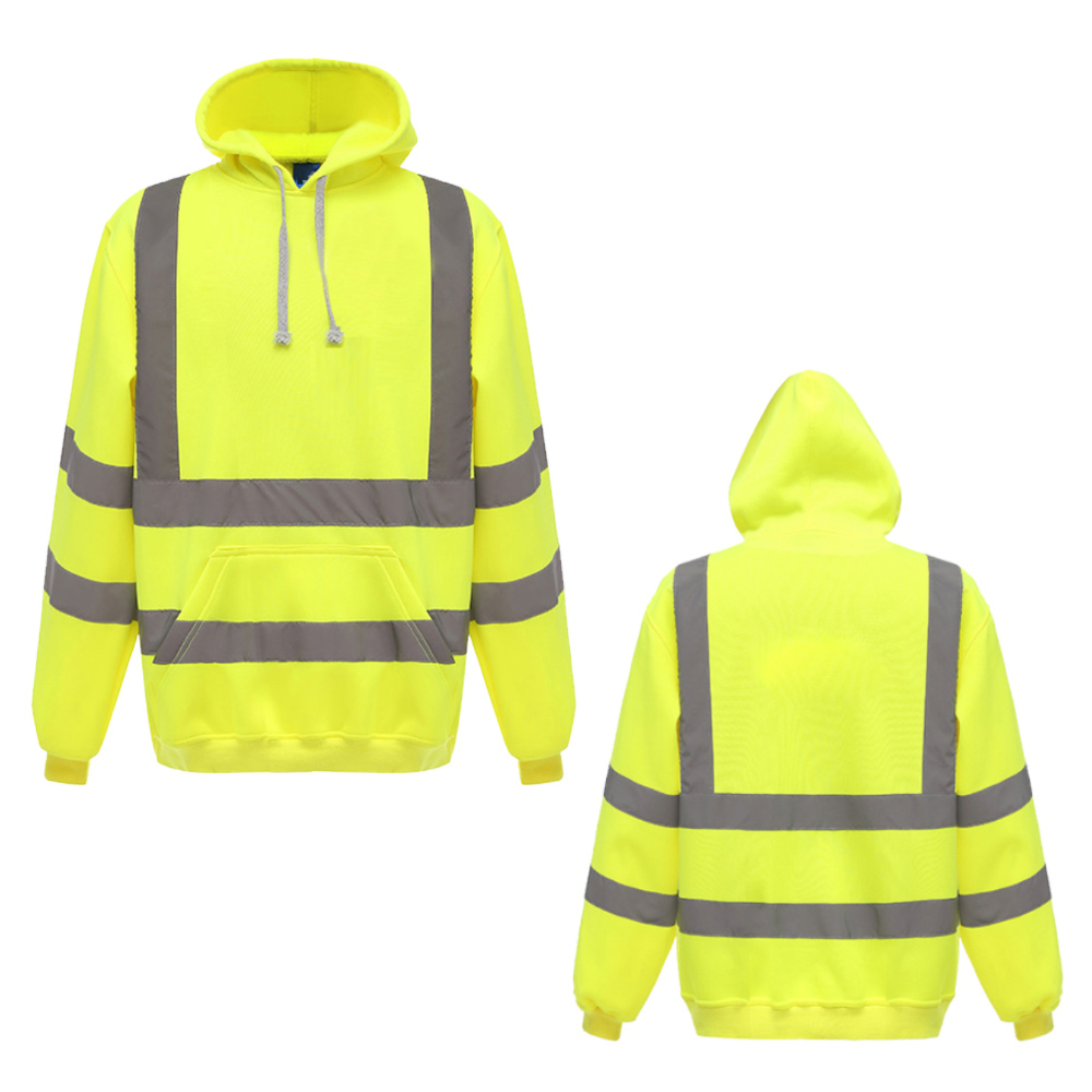 Reflective Safety Hooded Shirt