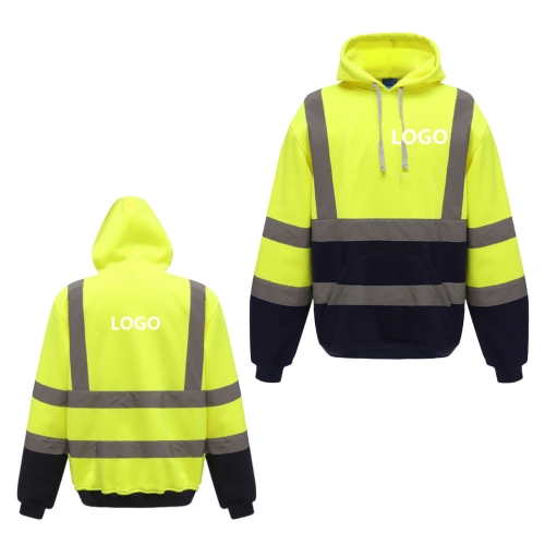 Reflective Safety Hooded Shirt