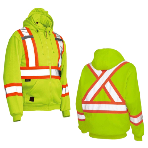 Reflective Safety Hooded Shirt